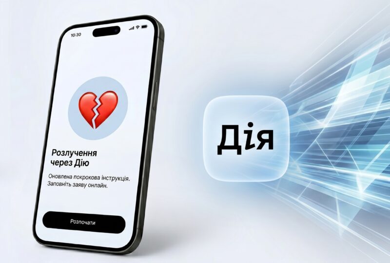 Розлучення через «Дію» у 2026 році: 2 871,50 грн, місяць і два дні, покрокова інструкція